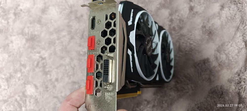 Продам відеокарту geforce gtx 1060 armor 6g ocv1