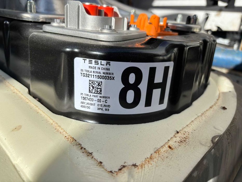 Bateria Tesla Model 3 do ano 2021