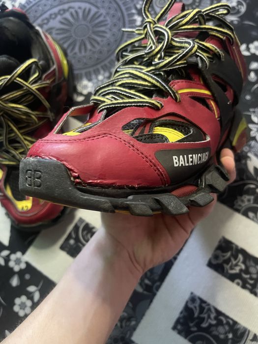 Balenciaga Track 1.0  Red Black 43 баленсиага траки трак 1