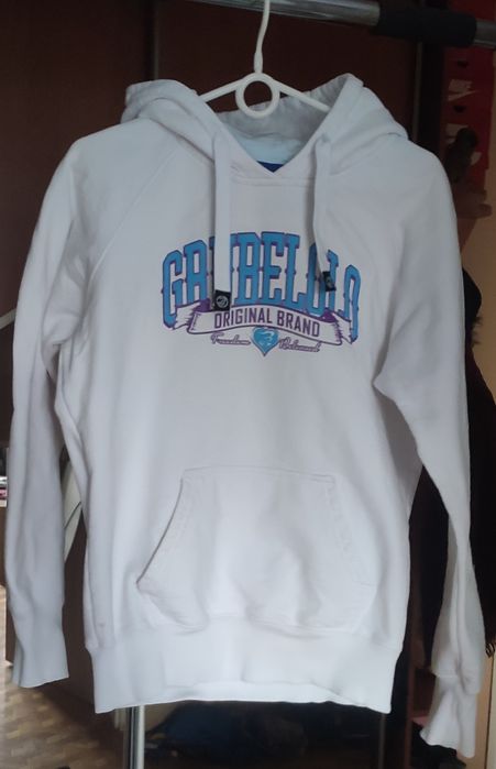 Bluza kangurka biała Grube Lolo M/L