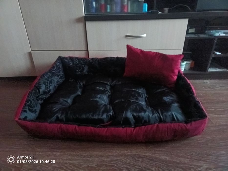 Лежак самопошив для крупных пород собак