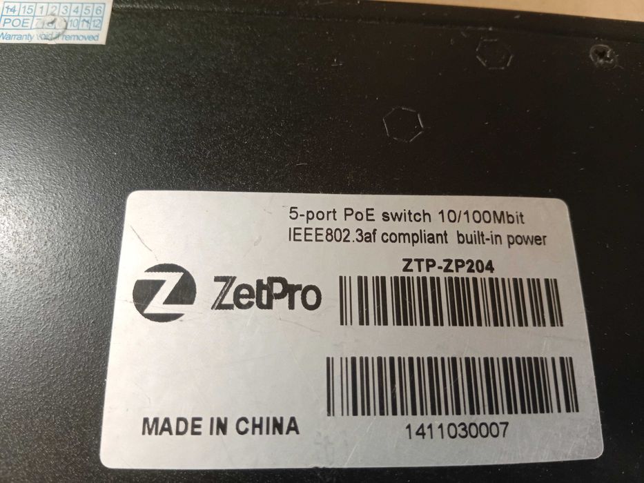 Коммутатор ZETPRO ZTP-ZP204