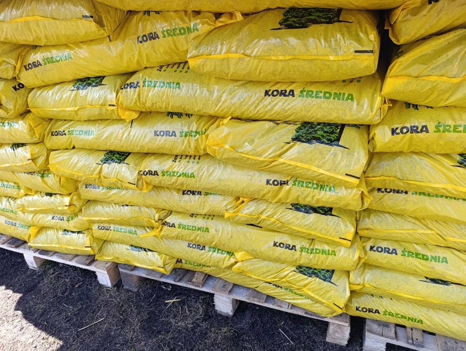 Kora sosnowa średnia, gruba . Odbiór w Lublinie. Transport