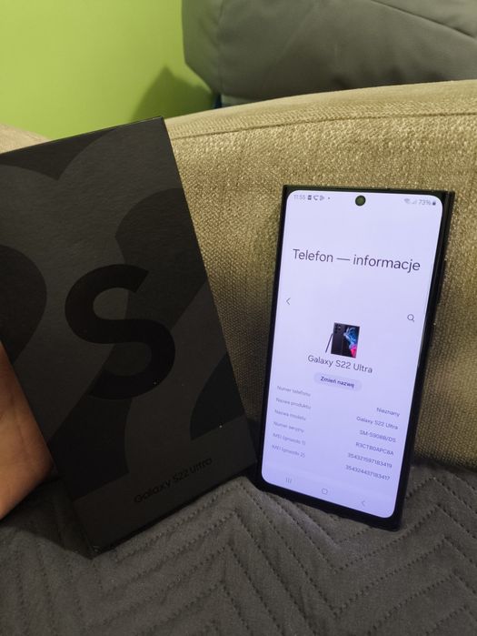Samsung Galaxy S22 Ultra Dual SIM 12/256 GB Smartfon 108Mpx