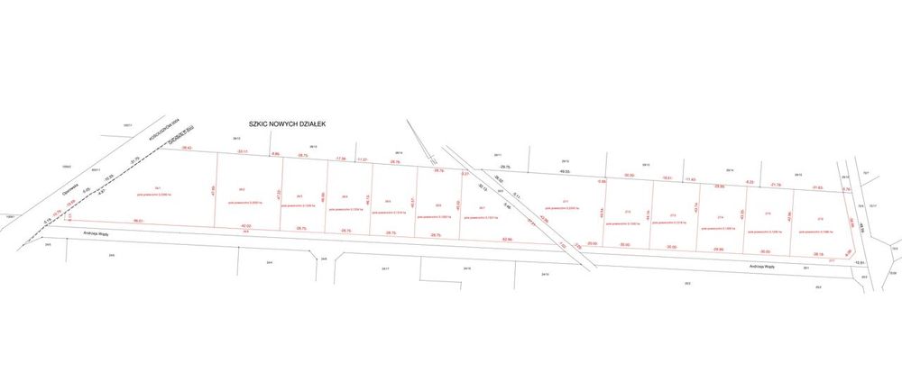 Działka budowlana pod zabudowę jednorodzinną Kutno, Oporowska, Wajdy