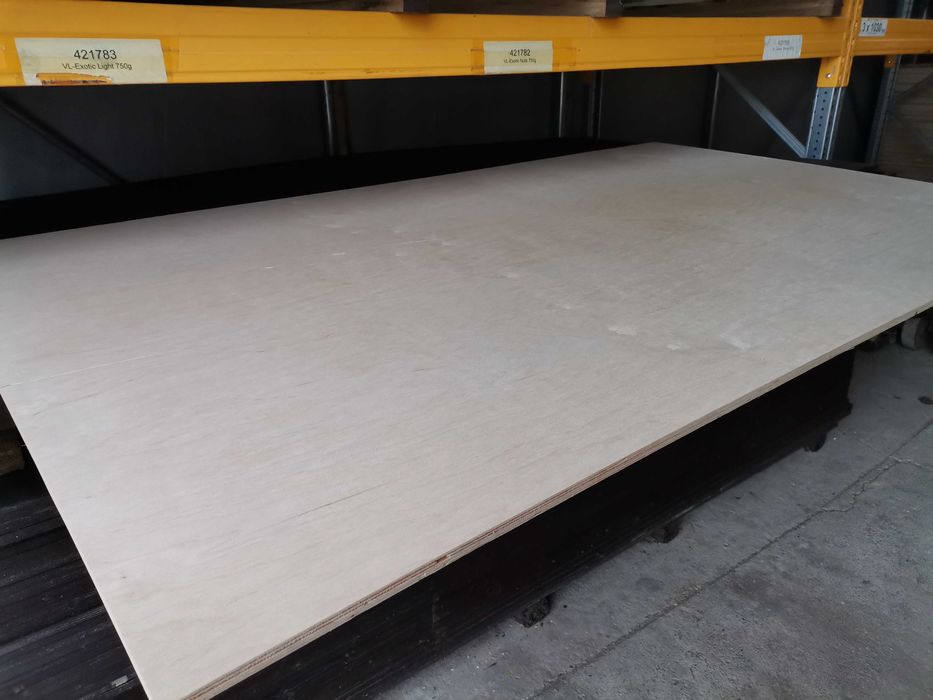 sklejka liściasta brzoza 4mm 6,5mm 9mm 12mm 15mm 18mm 1250x2500