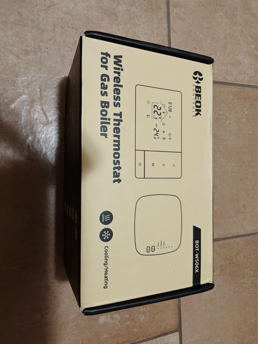 Продам розумний WiFi термостат до газового котла  BEOK  BOT 506X WIFI
