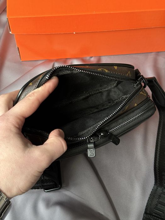 Чоловіча сумка Louis Vuitton мужская сумка барсетка мессенджер через плечо бананка клатч