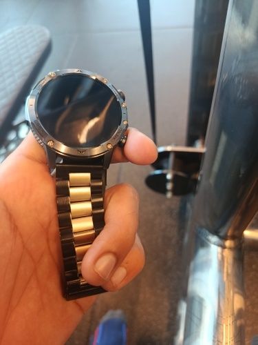 Zegarek-Smartwatch 1000mAh czarno-złoty