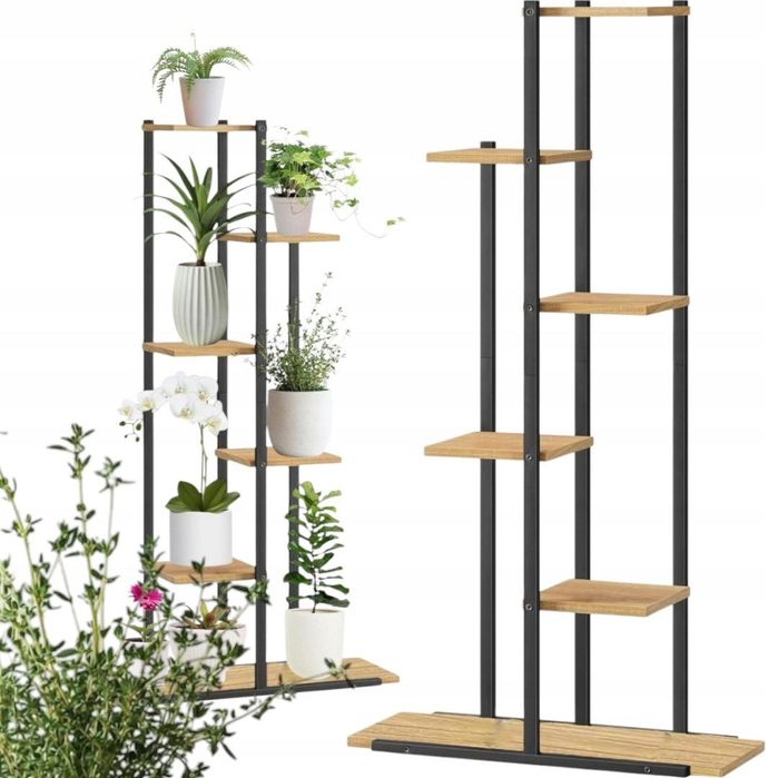 Nowy Stojak / Kwietnik Metalowy na 6 DONICZEK – NOWOCZESNY DESIGN