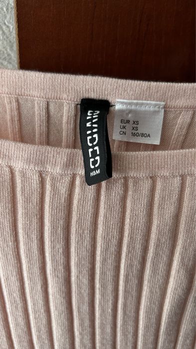 Топ в рожевому кольорі h&m