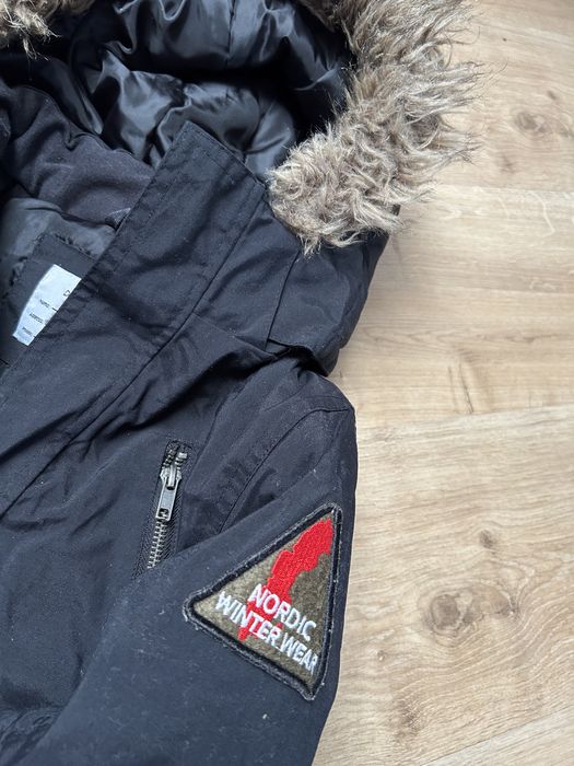 Kurtka zimowa parka dla chłopca Kappahl r 110