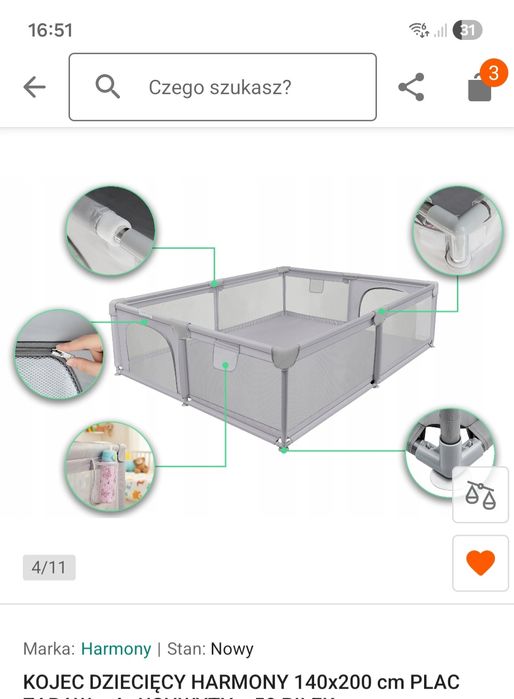 Sprzedam Kojec duży