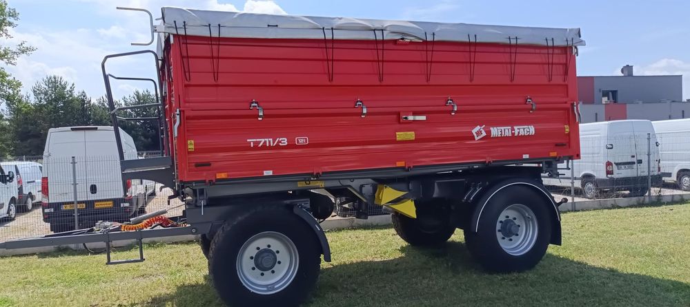 Metal-Fach T711/3  Przyczepa Metal-Fach T 711/3 12Ton Fabrycznie