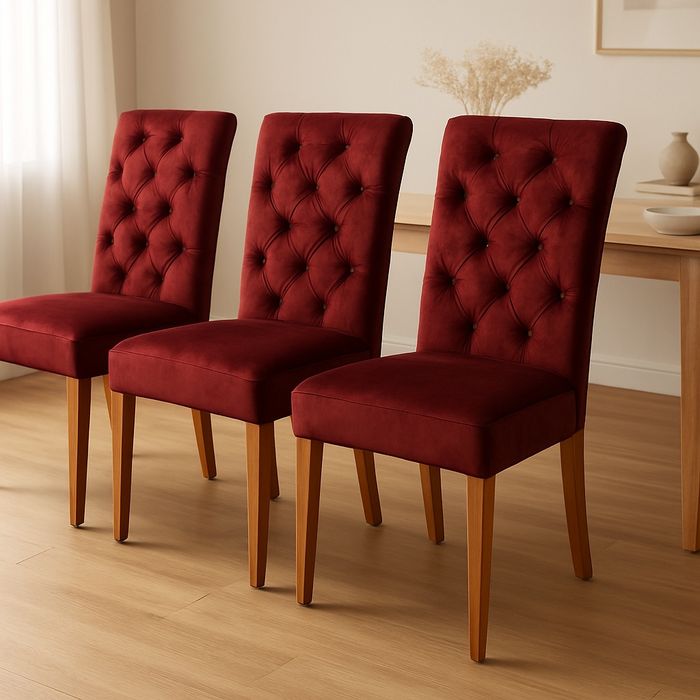 Стільці "Бордовий шик"