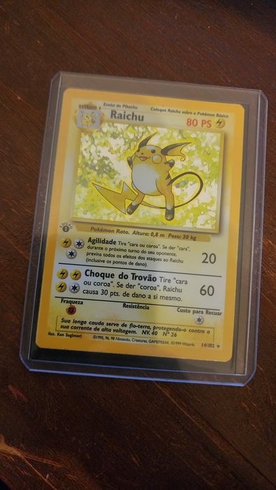 Pokemon Raichu 1 edicao