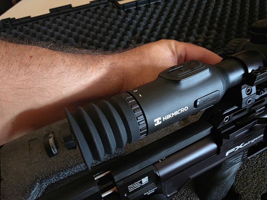 Mira Visão Noturna e Diurna Hikmicro Alpex 4K A50EL 50mm LRF (nova)