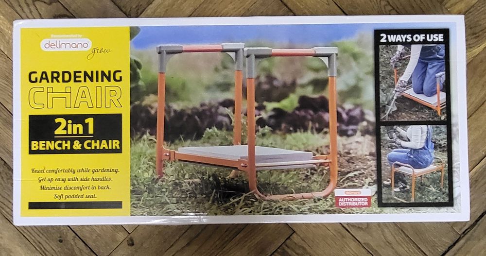 Gardening chair krzesło ogrodowe 2 w 1