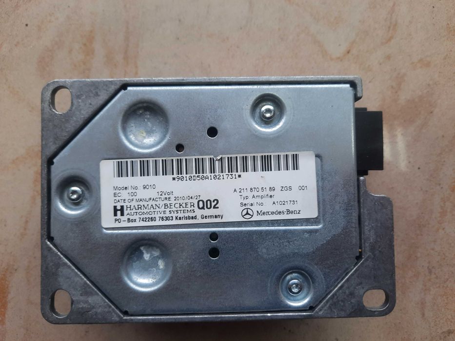 nagłośnienie Harman Kardon Mercedes W212 sedan komplet