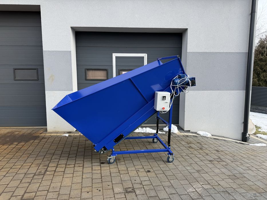 Kosz przyjeciowy do luskarki bobu przenosnik