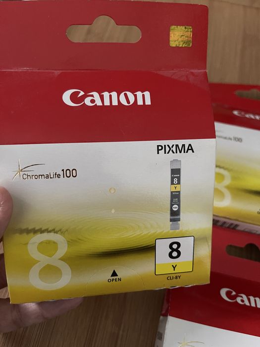 4 oryginalne żółte tusze Canon Pixma. Zapytaj o inne kolory