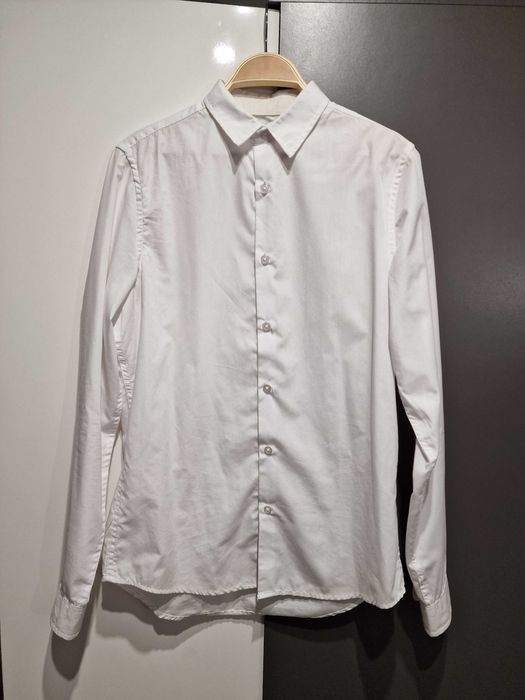 Męska koszula galowa biała r. s