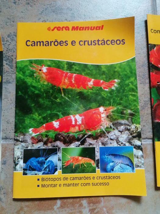 Lote Revistas/manuais para Aquário JBL e SERA