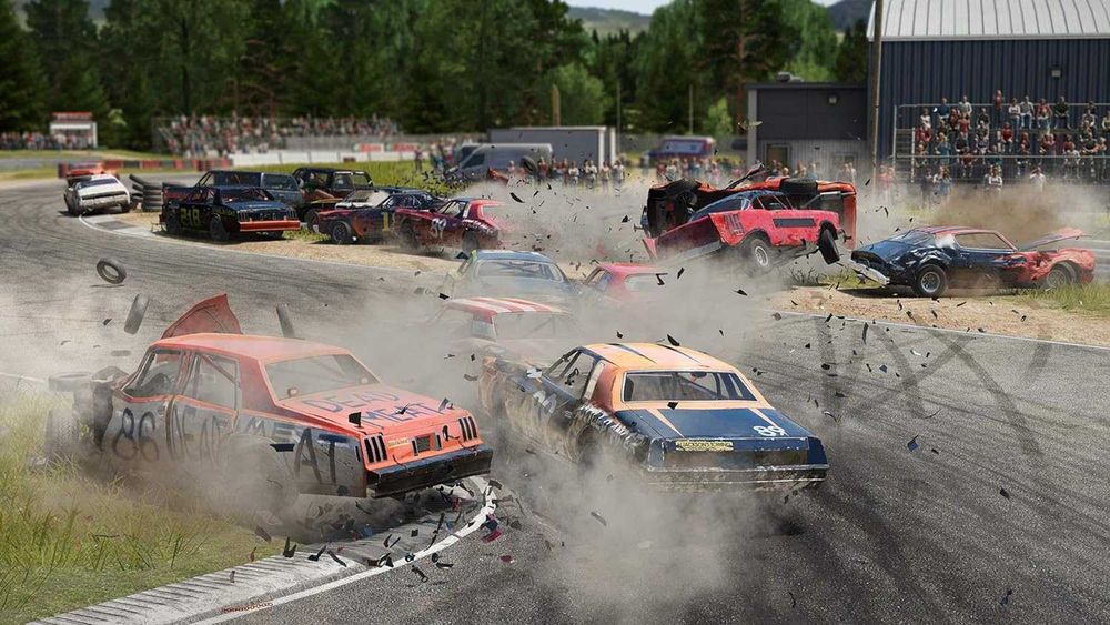 Wreckfest PS4 / PS5 - rozwałka samochodowa, świetne wyścigi! PL