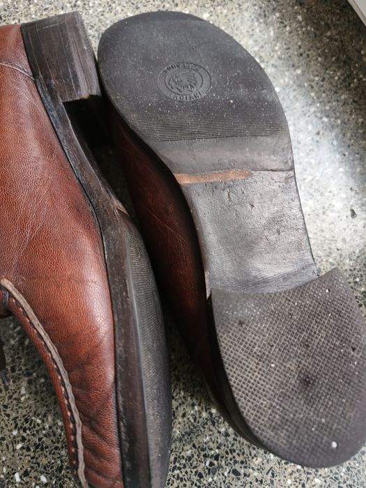 Pantofle skórzane włoskie torella