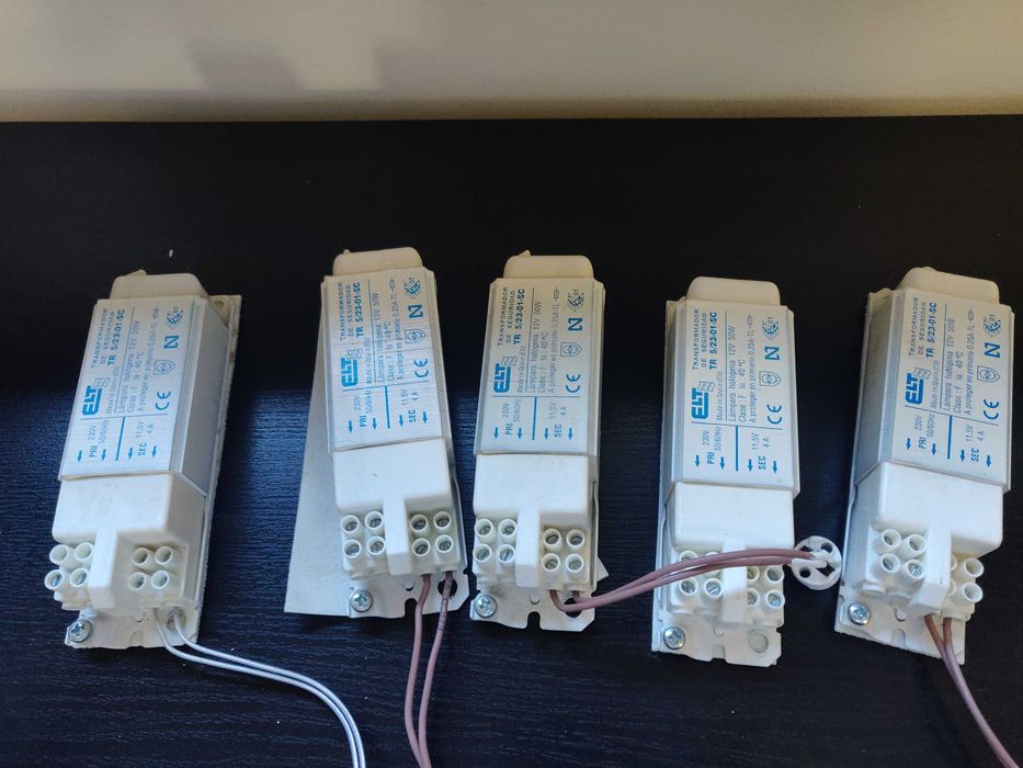 Lot of 5 Transformers for Halogen Lamps64284543165569120