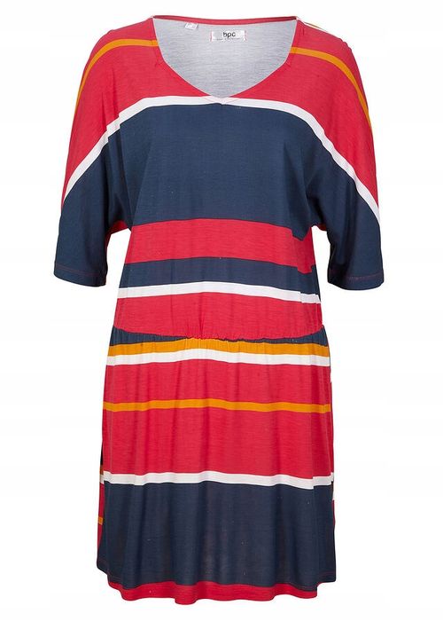 B.P.C tunika z wiskozy w paski 48/50.