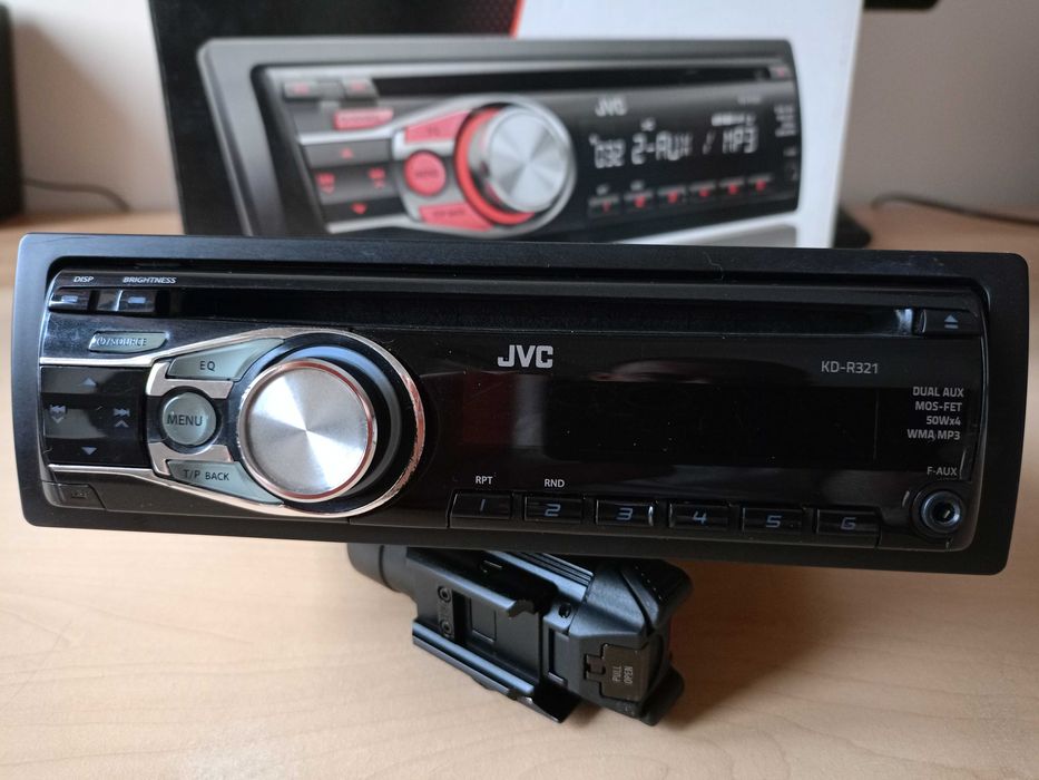 Radio samochodowe JVC KD-R321 1-DIN - stan prawie idealny