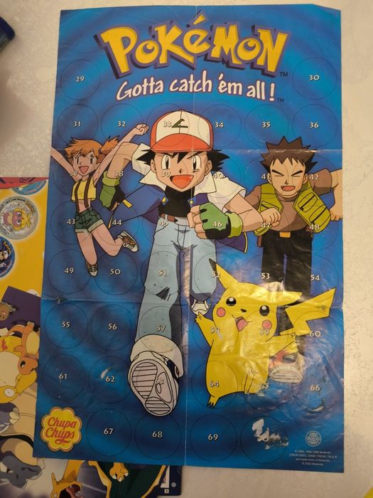 Pokémon coleção Chupa Chups