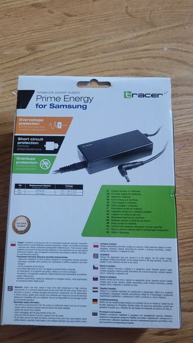 Tracer prime energy for samsung zasilacz do laptopa nowy