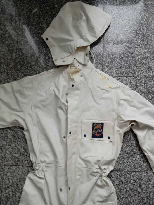 Fato de oleado/ lona de PVC, integral para atividades marítimas