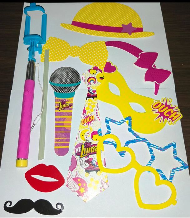 Soy Luna Selfie Stick Różowy Niebieski