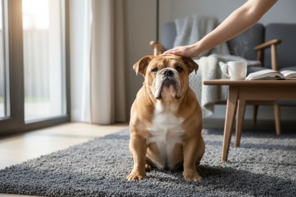 Piesek buldog angielski