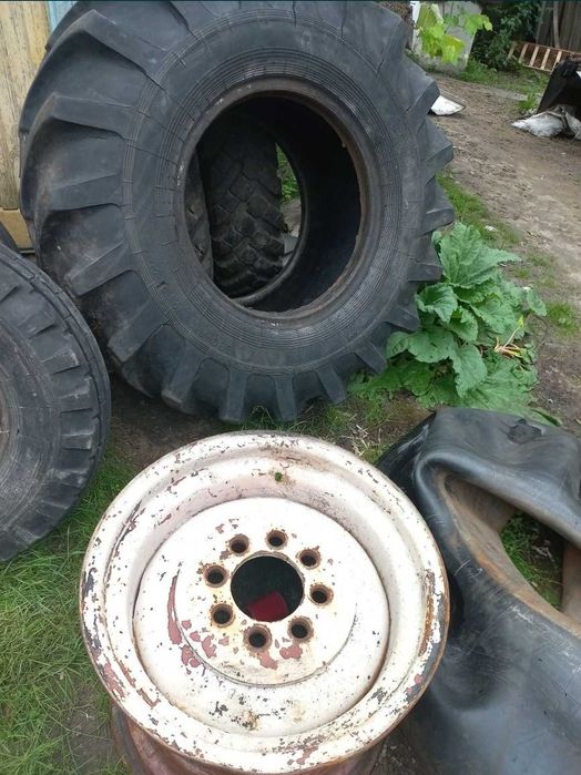 Скат  Шина Покрышка Колесо комбайна Нива переднє розборка
