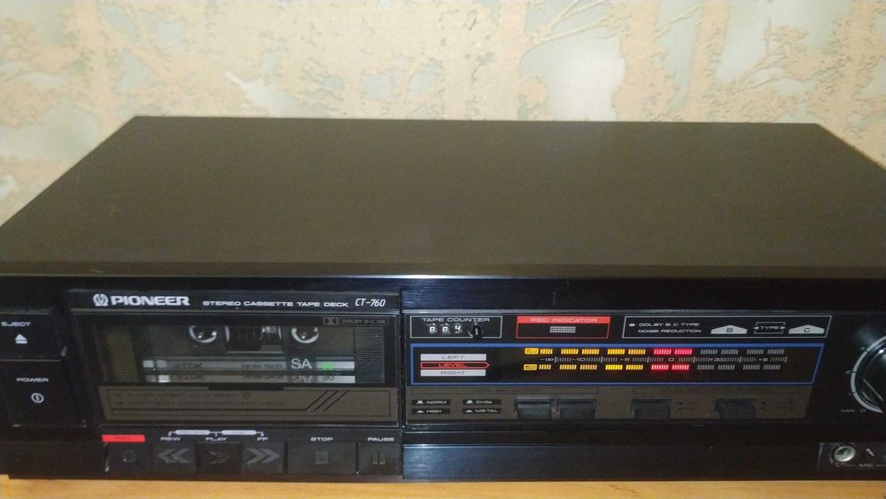 Pioneer CT 760, кассетная дека, Japan!