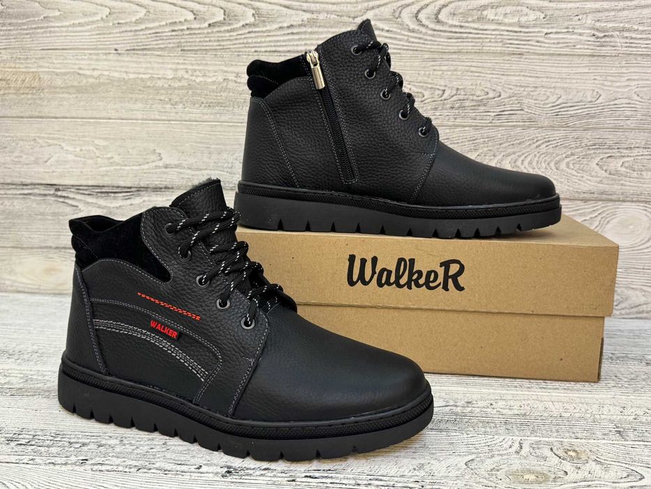 Чоловічі зимові чоботи з натуральної шкіри. Розмір 40-48. Гарантія!