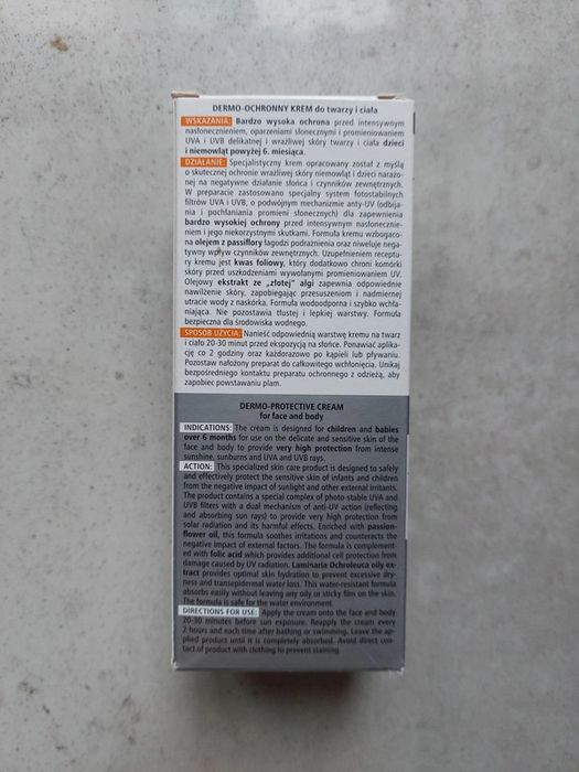 Pharmaceris S Dermo ochronny krem do twarzy i ciała Filtr SPF 50 125ml