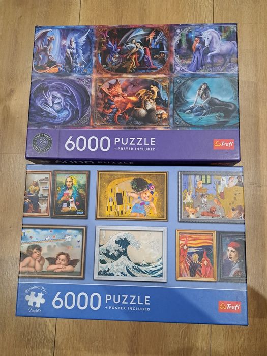Puzzle Trefl 2 x 6000 elementów