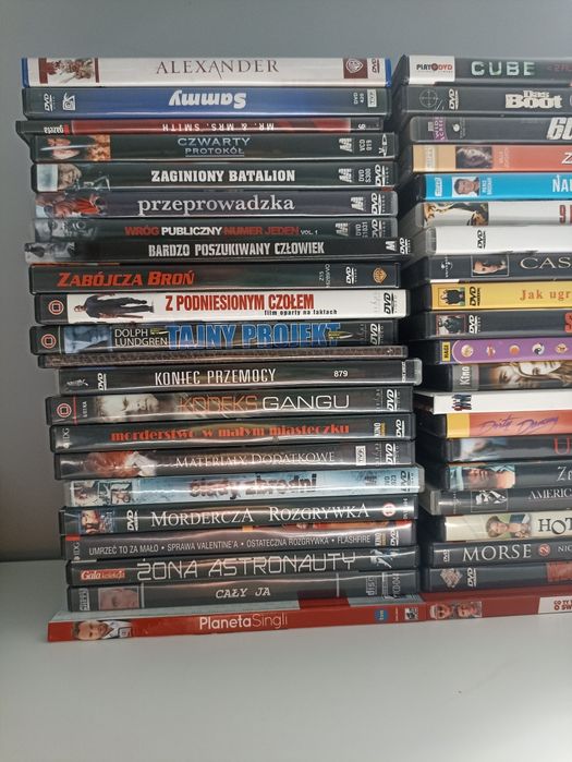 Zestaw 43 filmów dvd i VCD