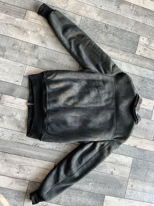 Kożuch krótki męski M (skóra kurtka pilotka)