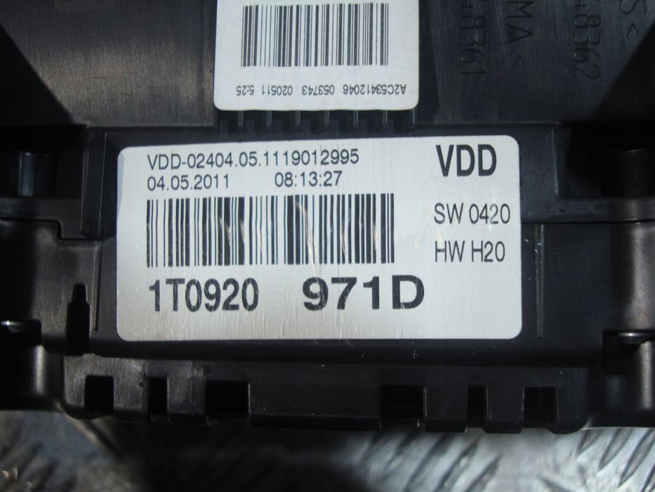 sterownik silnika zestaw startowy 1,6 tdi touran i lift 10-15