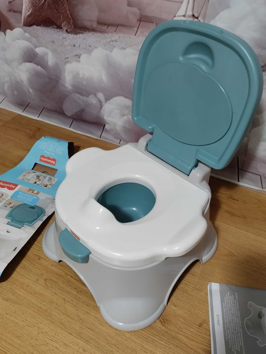 Nocnik i podnóżek do nauki korzystania z toalety Fisher Price