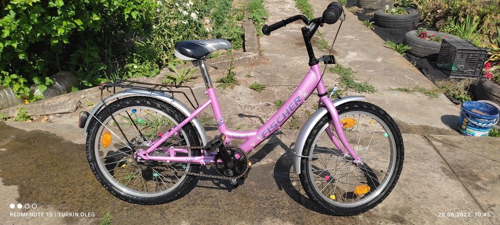 Fischer волосепед для дівчинки механізм на 3 передачі Sram  колеса 20