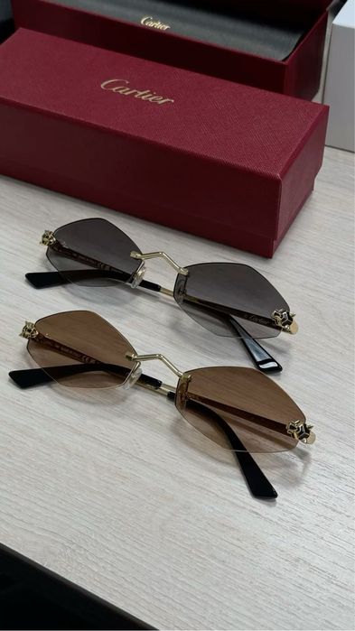 Окуляри очки Cartier panthere ромби з поляризацією