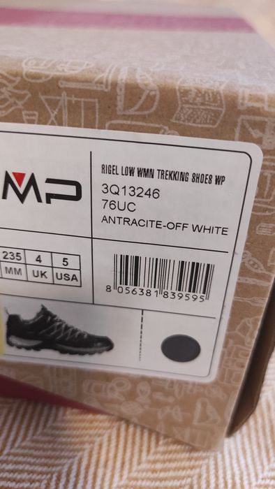 Nowe buty trackingowe marki cmp rozmiar 37