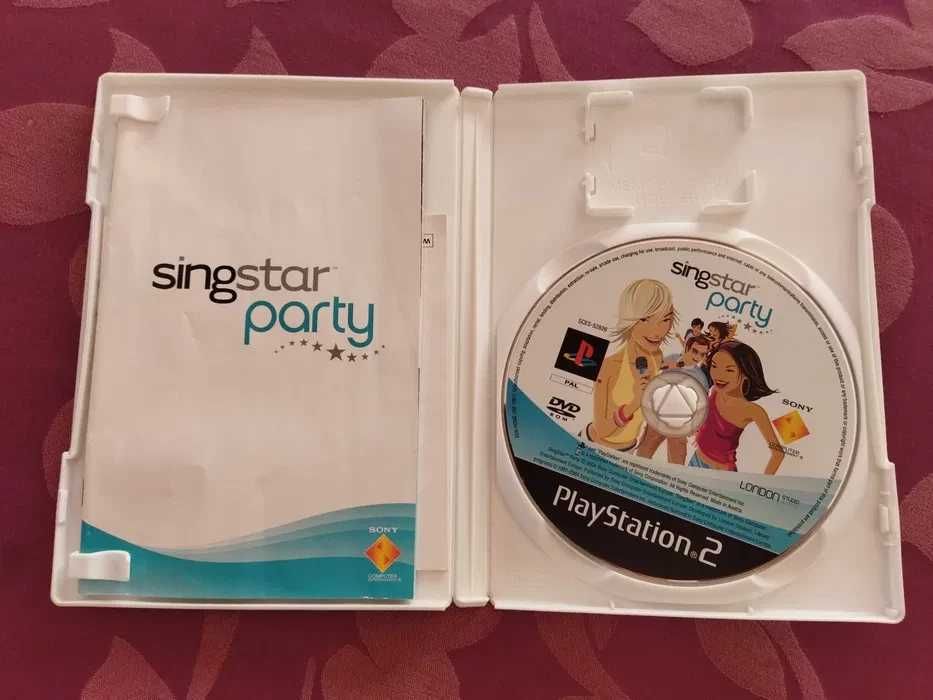 PS2 - Jogo Singstar Party - Completo com Manuais